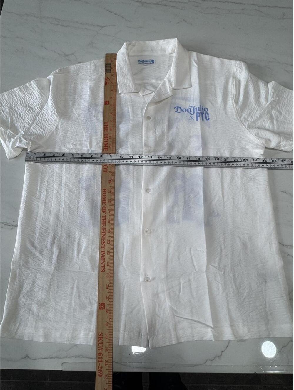 Don Julio Men's White Polo Beach Shirt XXL